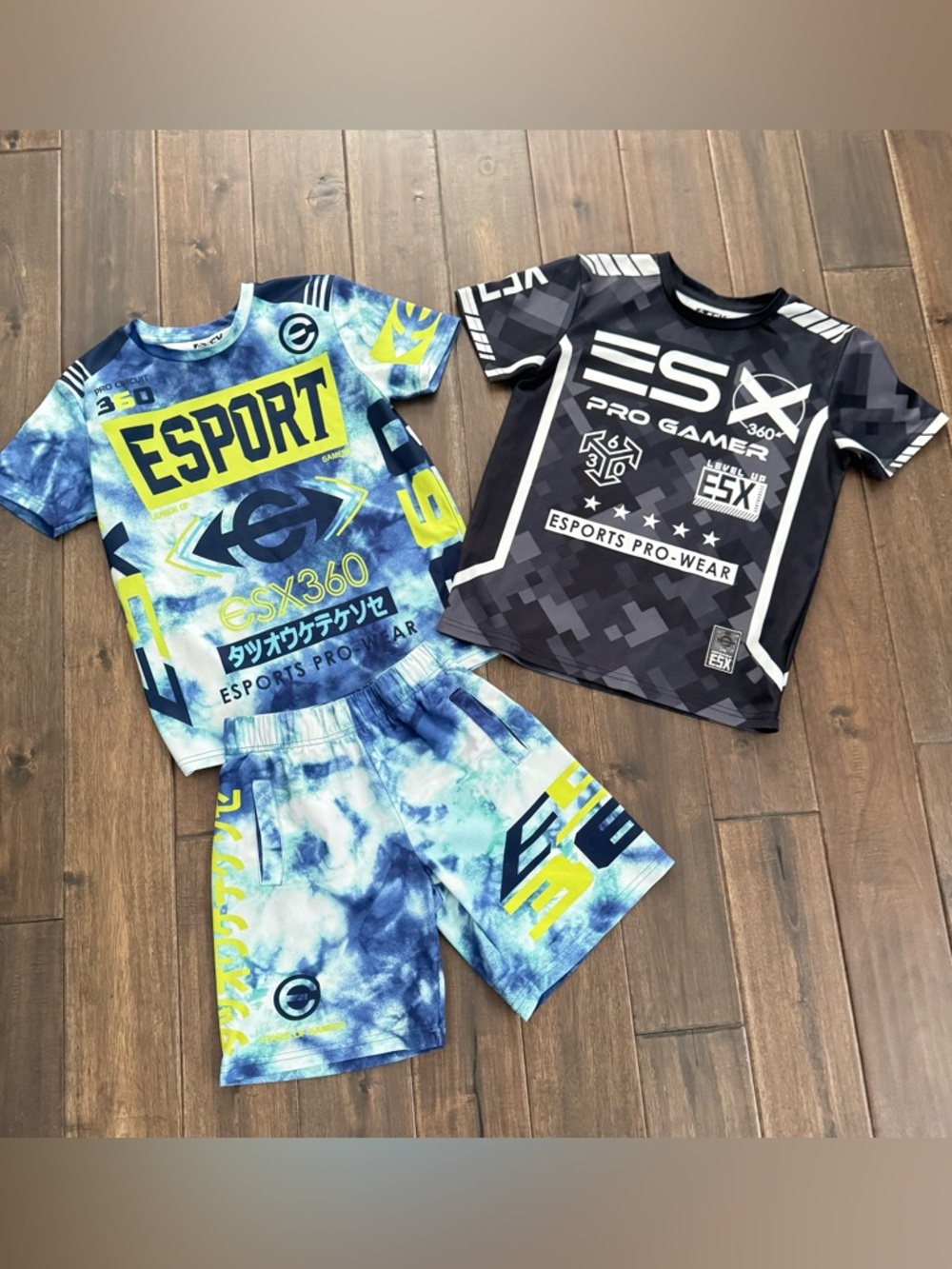 ESX 360 ESports Gaming Gear T-Shirts and Shorts Bundle 10/12